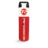 Rood/witte ringside synthetisch leer 4ft punchbag