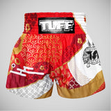 Tuff Sport MS653 Godin van de zon Muay Thai Shorts Rood/White