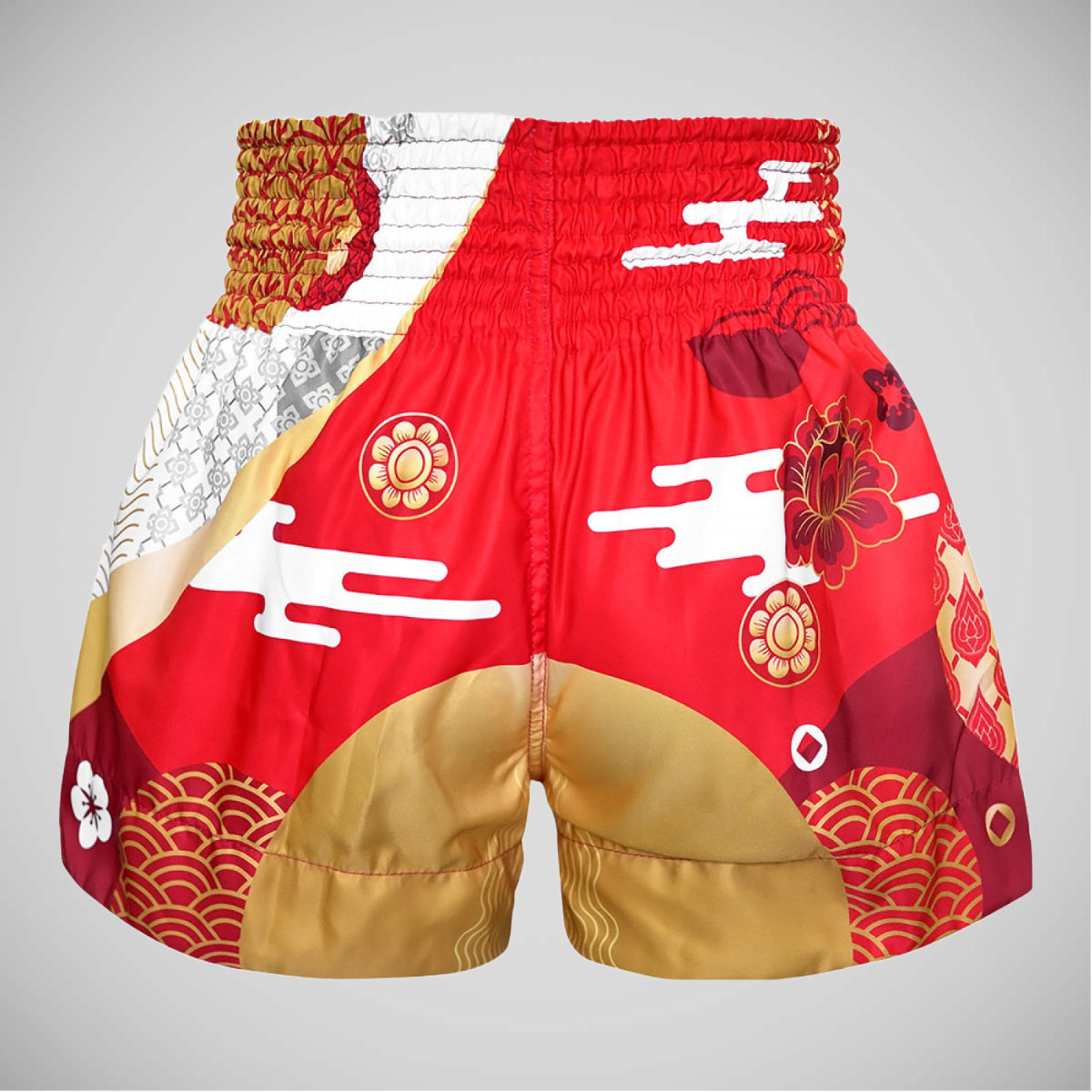 Tuff Sport MS653 Godin van de zon Muay Thai Shorts Rood/White