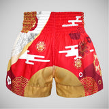 Tuff Sport MS653 Godin van de zon Muay Thai Shorts Rood/White