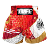 Tuff Sport MS653 Godin van de zon Muay Thai Shorts Rood/White