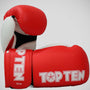 Red/White Top Ten XLP Boxing Gloves