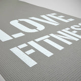 Reebok Love Fitness Mat Grey