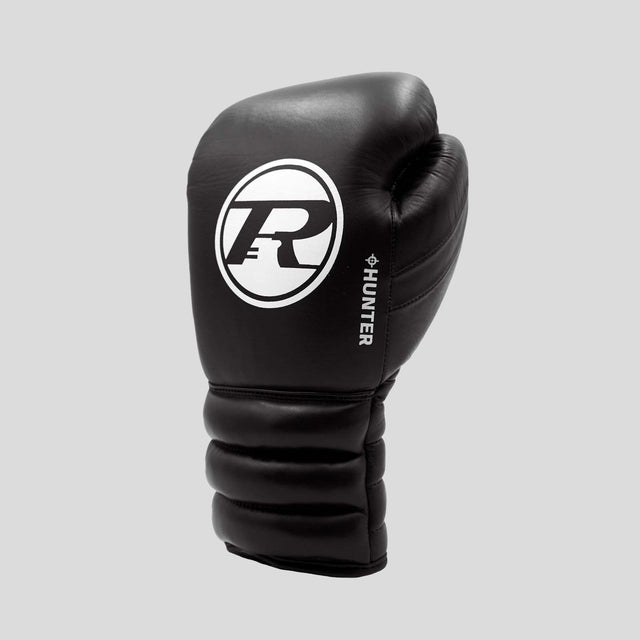 Ringside Hunter Series Lace Boxing Gloves Black/White