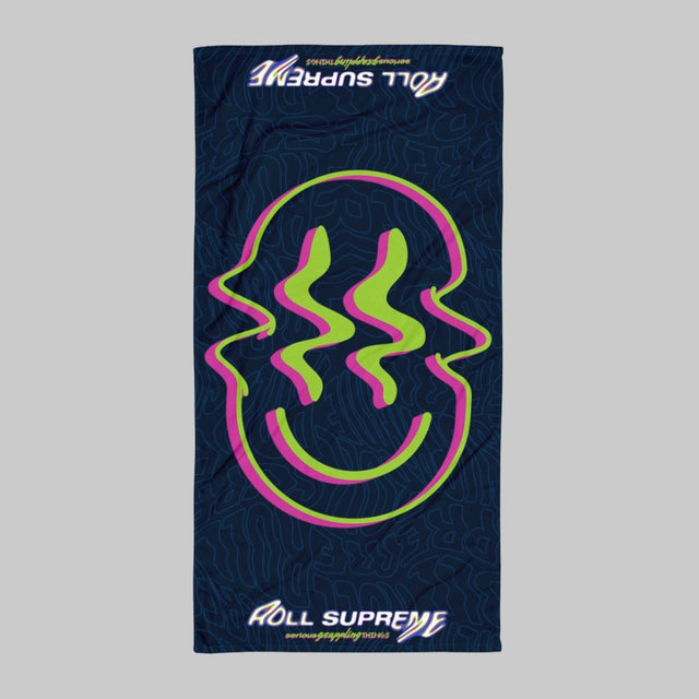 Roll Supreme Acid Rave Towel Navy