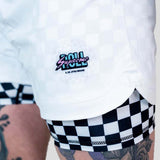 Roll Supreme The Finisher 2 in 1 Jiu Jitsu Shorts blanc / noir