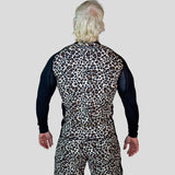 Rouler suprême le boucher à manches longues éruption cutanée jaune / brun