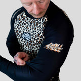 Rouler suprême le boucher à manches longues éruption cutanée jaune / brun