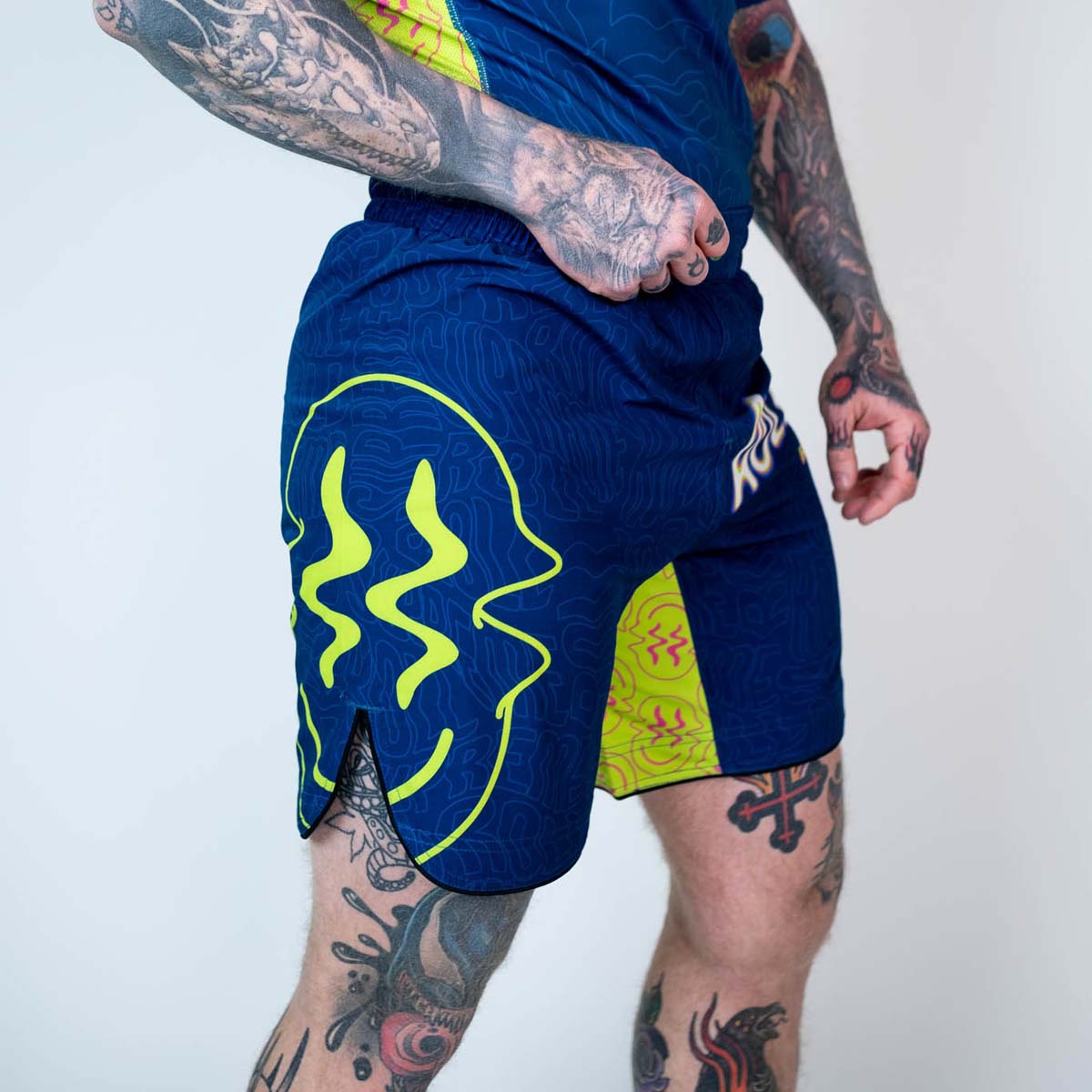 Roll Supreme The Rave Nuclear Candy Trip Fight Shorts
