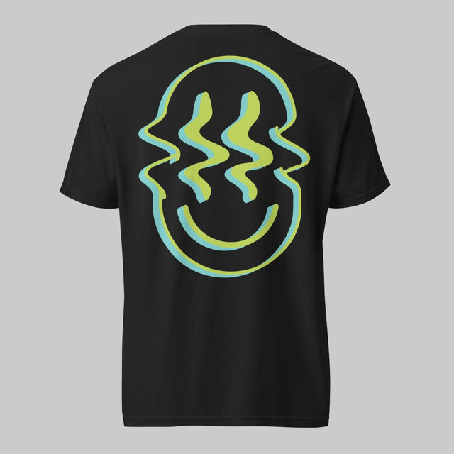 Roll Supreme Acid Rave T-Shirt Black/Green Back