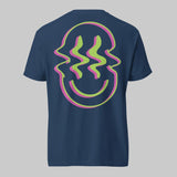 Roll Supreme Acid Rave T-Shirt Navy Back