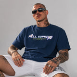 Roll Supreme Acid Rave T-Shirt Navy