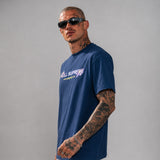 Roll Supreme Acid Rave T-Shirt Navy