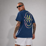 Roll Supreme Acid Rave T-Shirt Navy