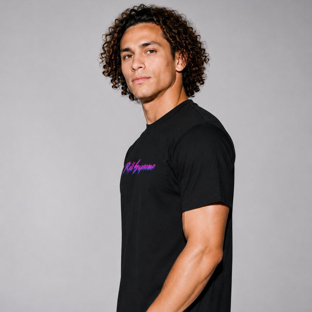 Roll Supreme The Butcher Logo T-Shirt Black/Purple
