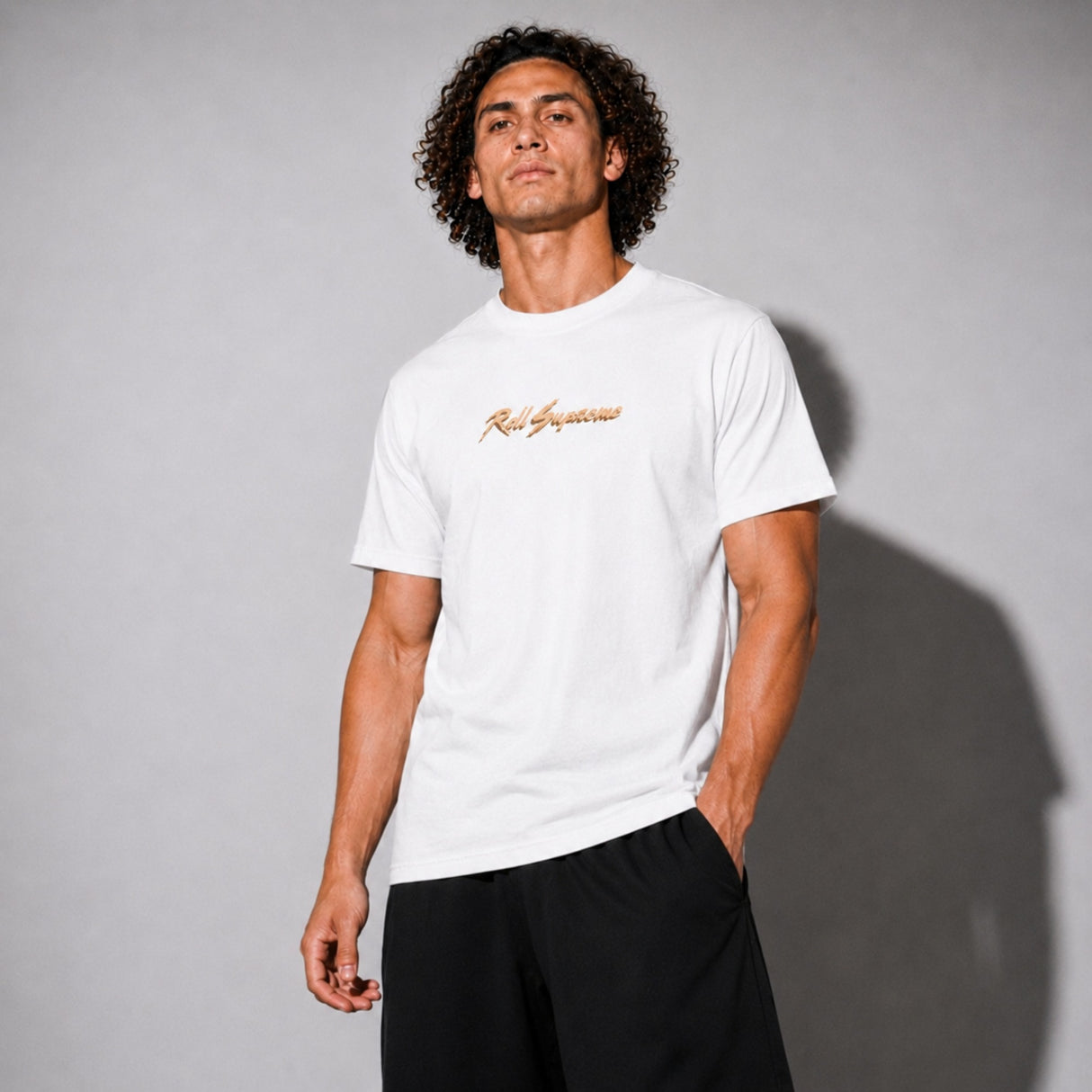 Roll Supreme The Butcher Logo T-Shirt White/Brown
