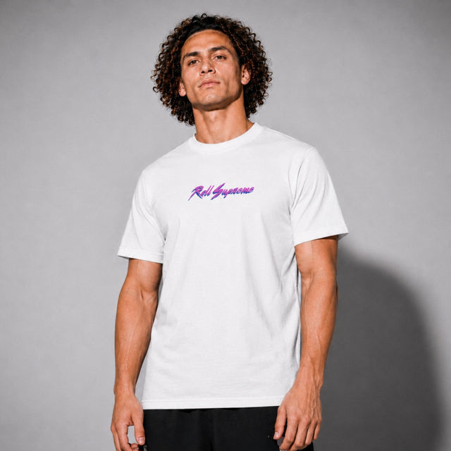 Roll Supreme The Butcher T-Shirt White/Purple Lifestyle 3