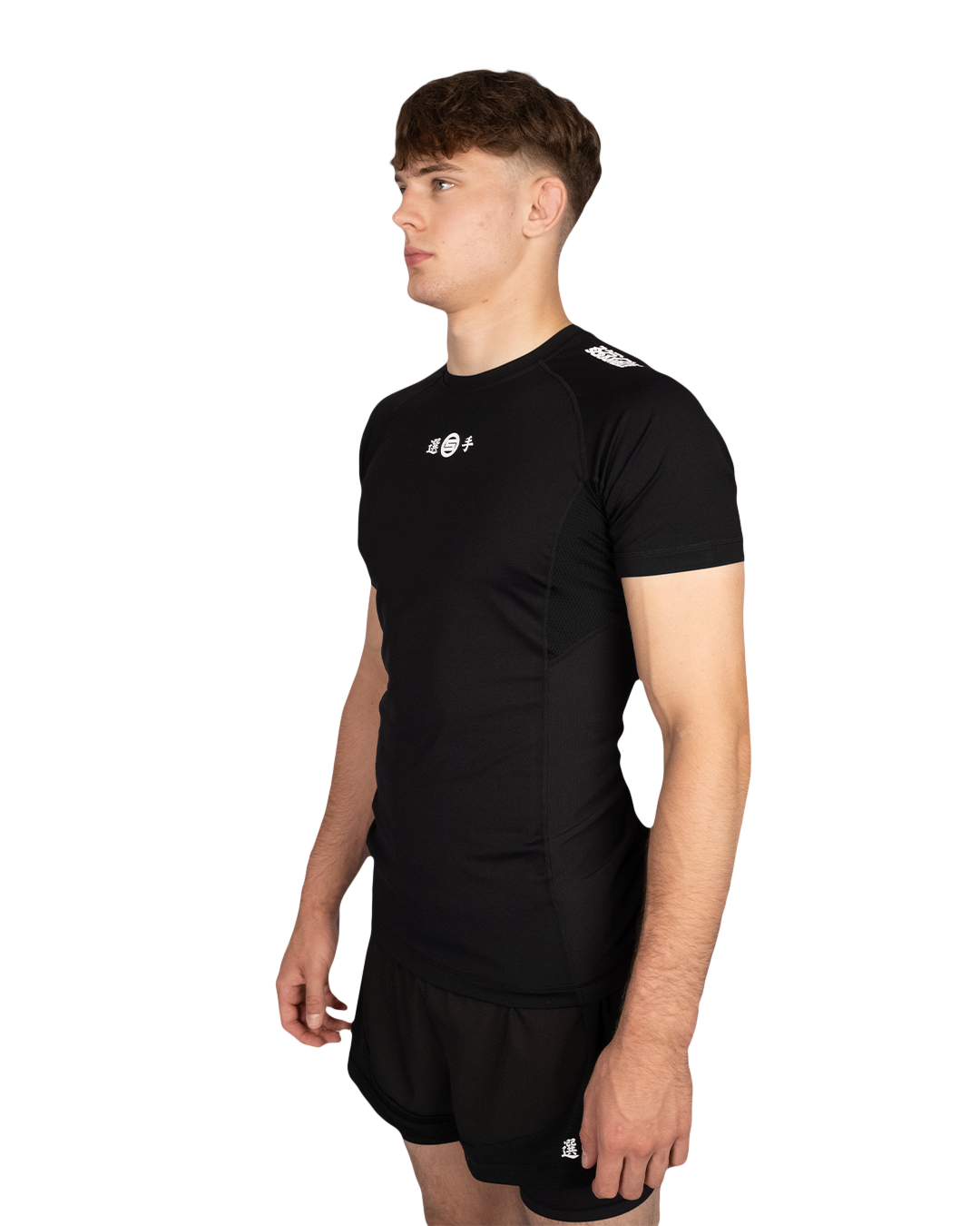 Scramble Senshu '26 Rash Guard Black in black, view 3 of 6