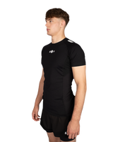Scramble Senshu '26 Rash Guard Black in black, view 3 of 6