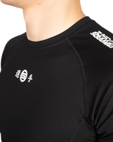 Scramble Senshu '26 Rash Guard Black in black, view 4 of 6