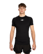 Scramble Senshu '26 Rash Guard Black in black, front view