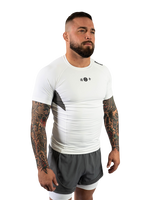 Scramble Senshu '26 Rash Guard White in white, view 2 of 6