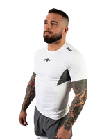 Scramble Senshu '26 Rash Guard White in white, view 3 of 6