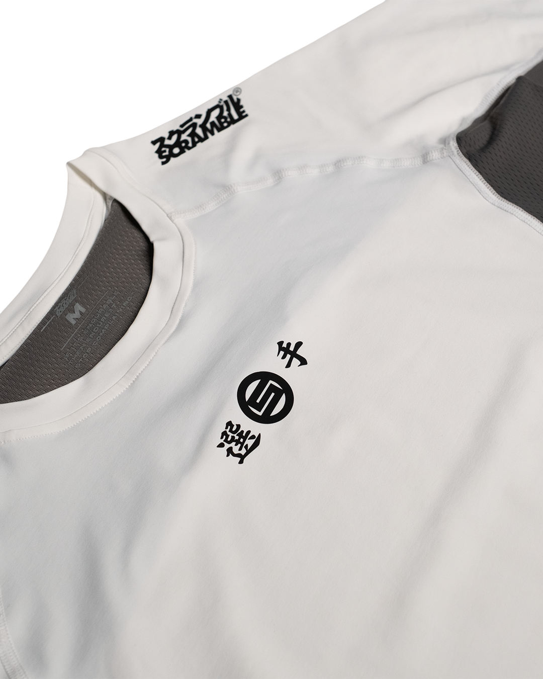 Scramble Senshu '26 Rash Guard White in white, view 5 of 6