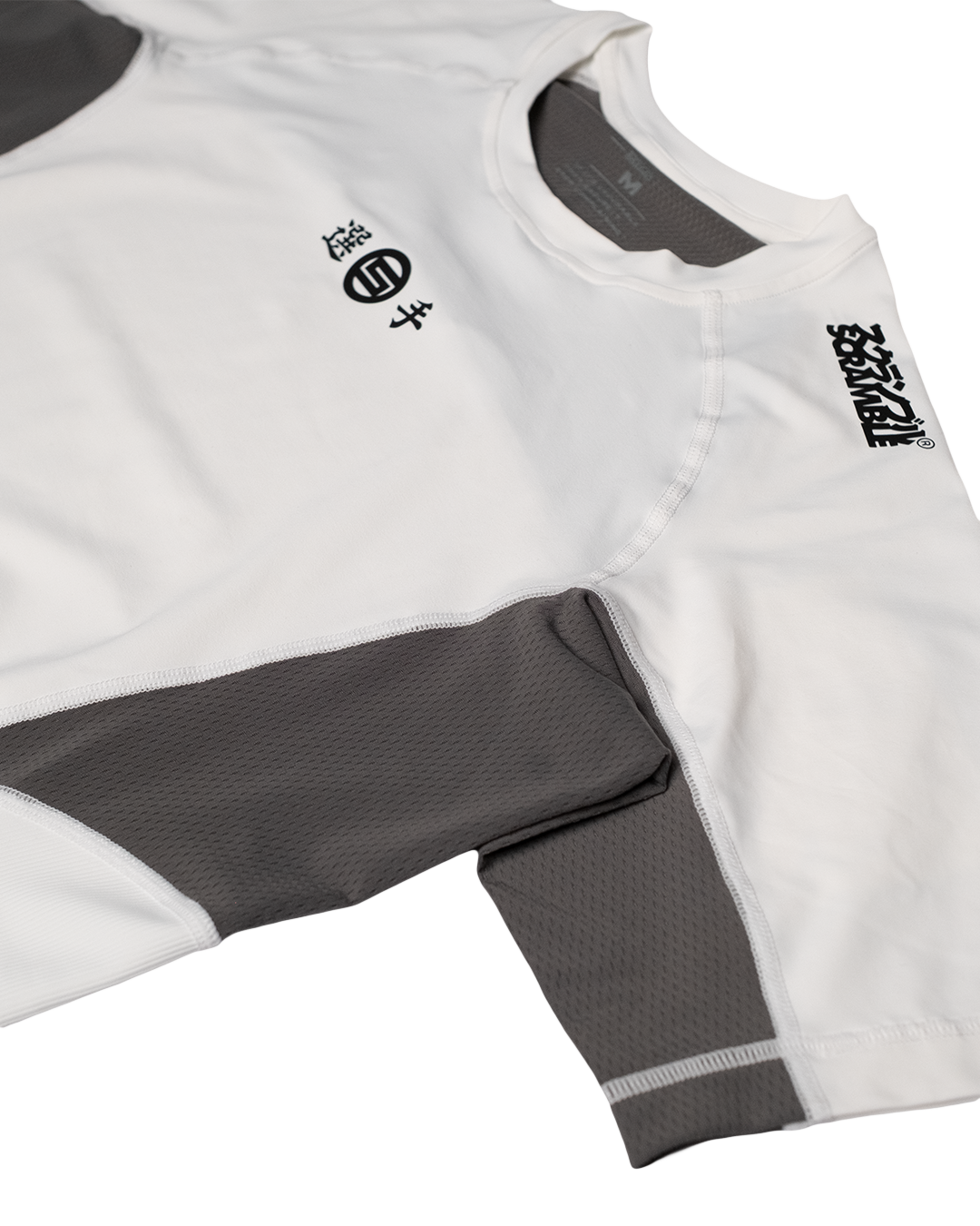 Scramble Senshu '26 Rash Guard White in white, view 6 of 6