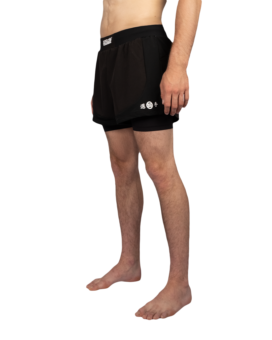Scramble Senshu '26 Grappling Shorts Black in black, view 3 of 6