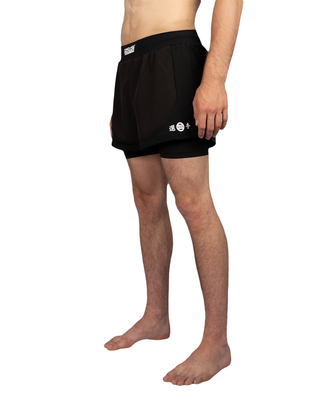Scramble Senshu '26 Grappling Shorts Black in black, view 3 of 6