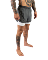 Scramble Senshu '26 Grappling Shorts White in white, view 2 of 6