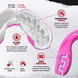 SAFEJAWZ Extro Series Pink Viper Mouthguard - view 3