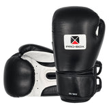 Pro-Box Super-Spar Leather Boxing Gloves Black 16oz