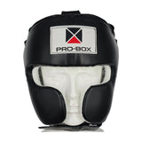 Pro-Box Super-Spar Leather Head Guard Black