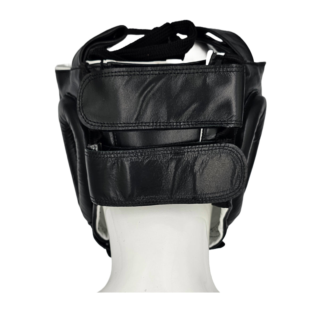 Pro-Box Super-Spar Leather Head Guard Black