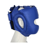Pro-Box Super-Spar Leather Head Guard Blue