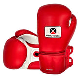 Pro-Box Super-Spar Leather Boxing Gloves Red 16oz
