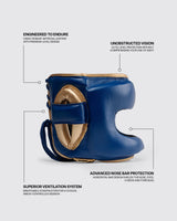Fly Superbar X Headguard Space Blue/Gold