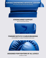 Fly Superloop Team Boxing Gloves Cobalt Blue
