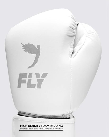 Fly Superloop Team Boxing Gloves White