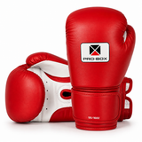 Pro-Box Super-Spar Leather Boxing Gloves Red 16oz