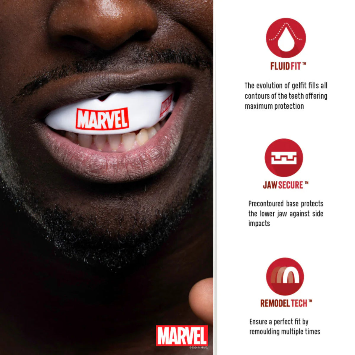 Safejawz Marvel Logo Guard