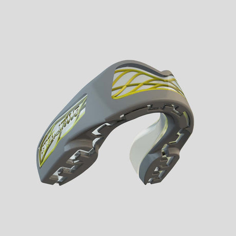 Grey/Yellow SafeJawz Nitro Mouth Guard   