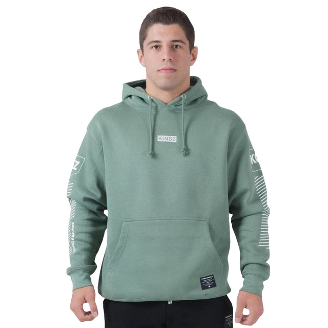 Kingz Slant Bar Hoodie Sage