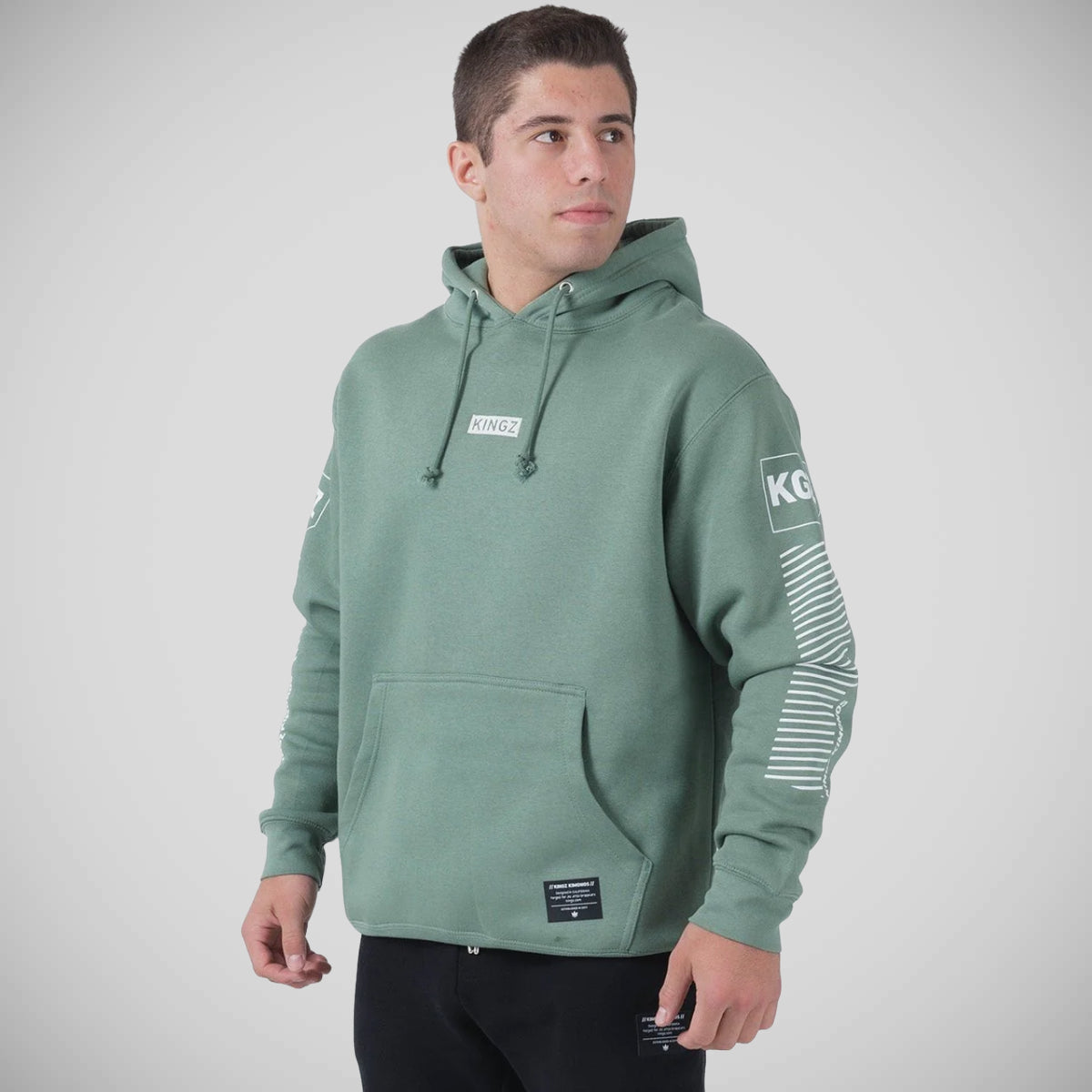 Kingz Slant Bar Hoodie Sage