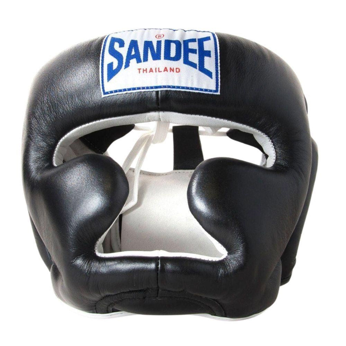 Sandee Authentic Closed Face Head Guard Black