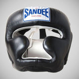 Sandee Authentic Closed Face Head Guard Black