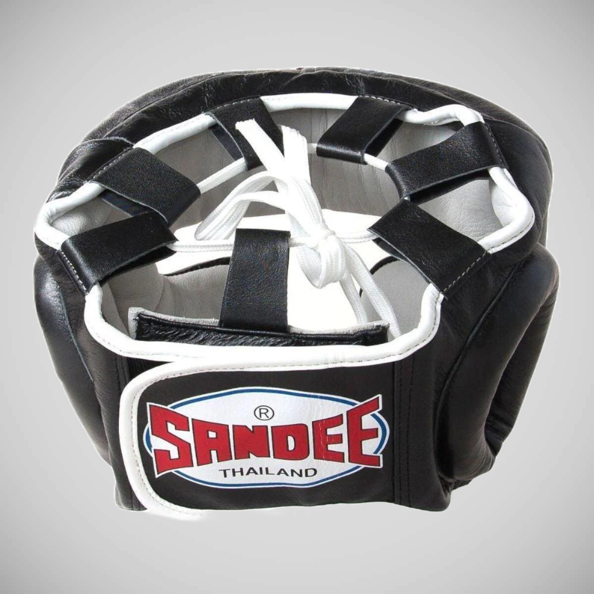 Sandee Authentic Closed Face Head Guard Black