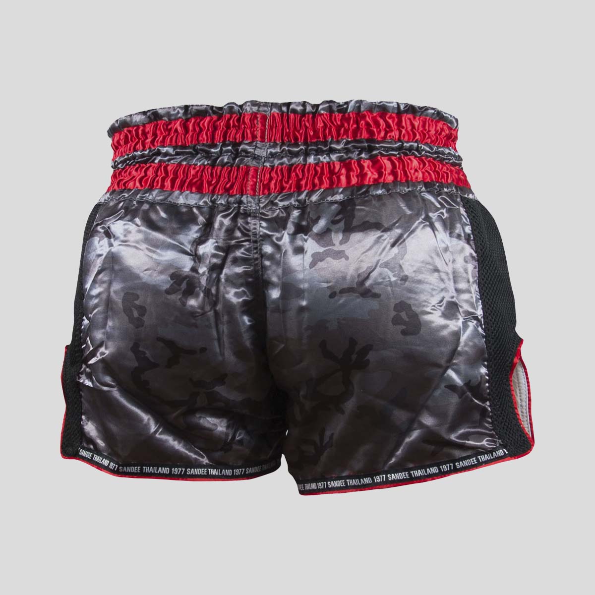 Black/Red Sandee Supernatural Power Thai Shorts   